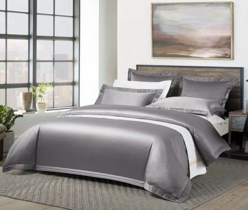 Постельное белье Soho лилово серый семейное