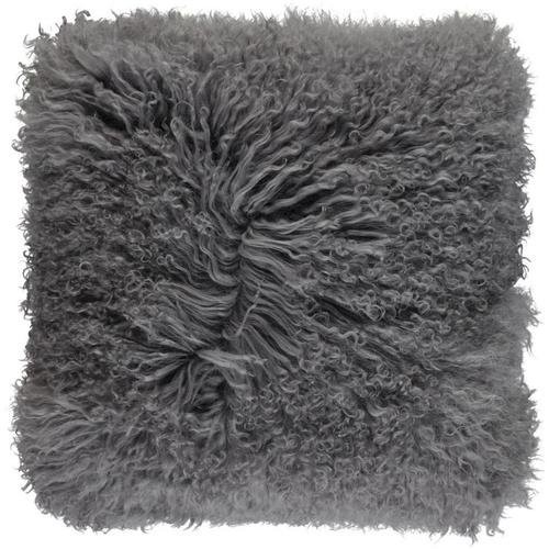 Подушка мех тибетской козы Steel 1059