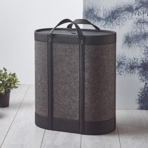 Корзина для белья Blix dark grey