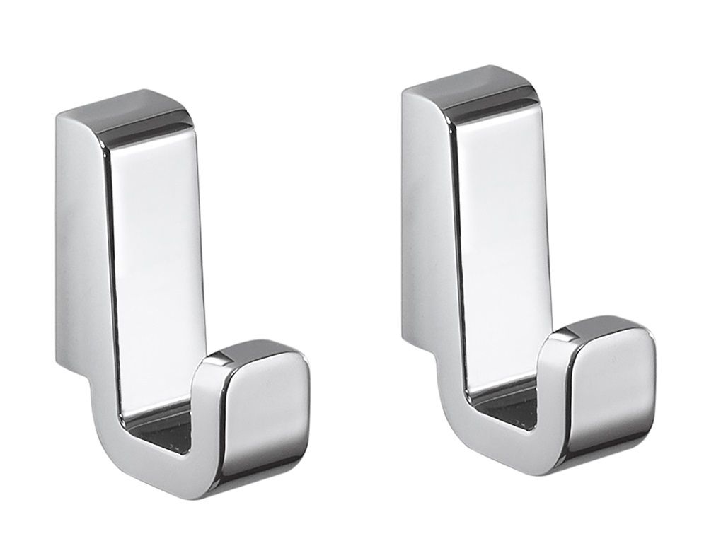 Gedy Samoa, набор из 2-х крючков, цвет хром