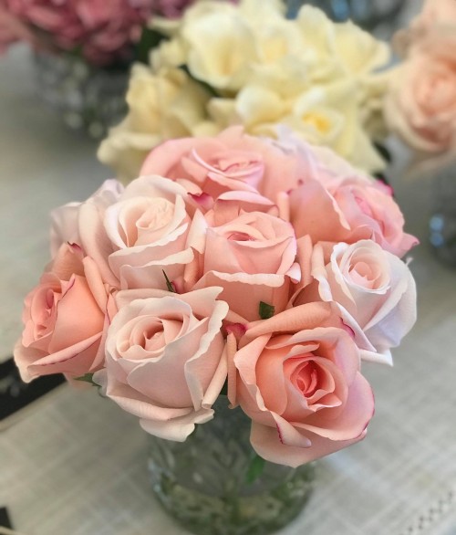 Парфюм букет Herringbone Flower Mixed Rose Clear HCF09