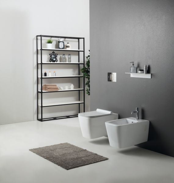 Neroceramica Aliseo 4.0, биде подвесное 54,5х35, цвет белый