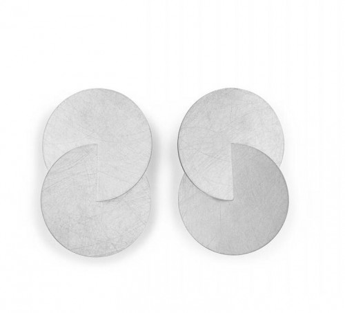 Оригинальные серьги-гвоздики Montpellier серебро