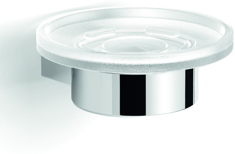 Gedy Canarie, настенная стеклянная мыльница, цвет хром