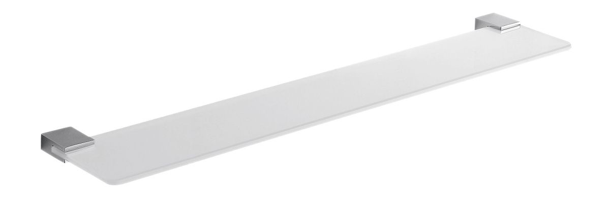 Gedy Kansas, стеклянная полка, длина 60 см, цвет хром