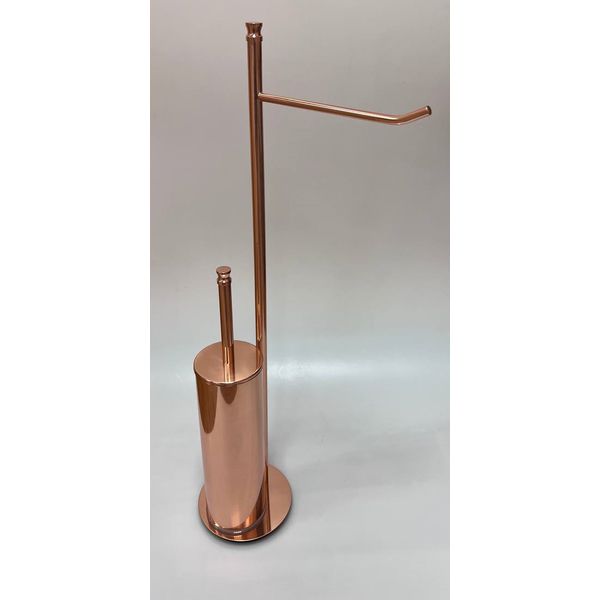 Stil Haus Hashi, стойка h63 см: бумагодержатель/ерш металлический, цвет розовое золото