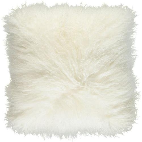 Подушка мех тибетской козы Ivory 1061
