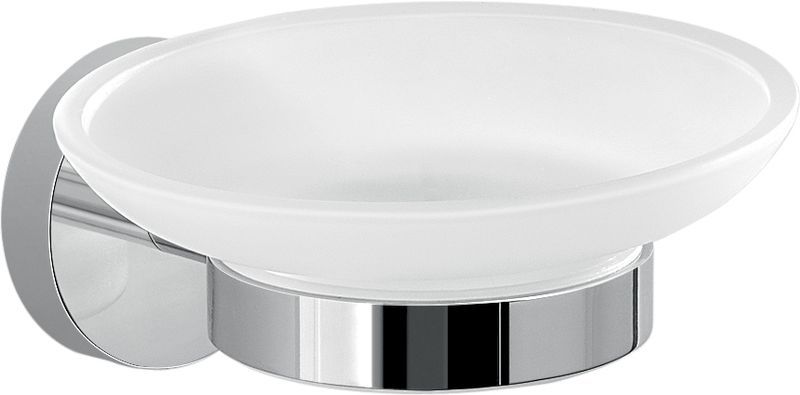 Gedy Eros, настенная стеклянная мыльница, цвет хром