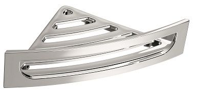 Gedy, решетка угловая с высоким ограничителем из ABS (33х13хh7), цвет хром