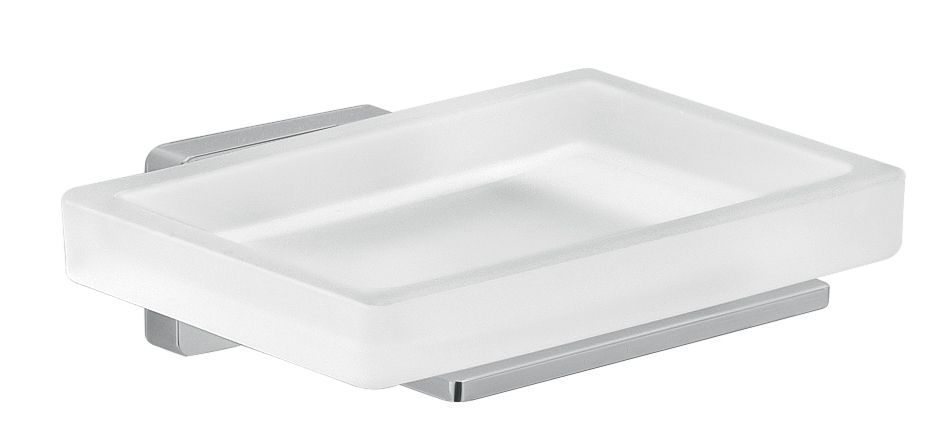 Gedy Atena, настенная стеклянная мыльница, цвет хром