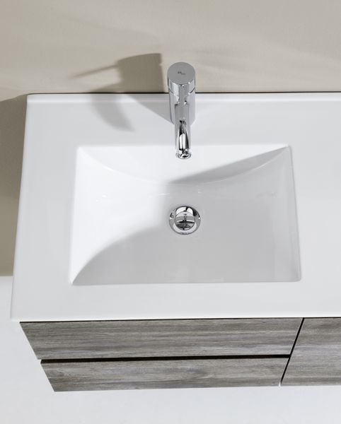 IBX, керамическая раковина 80 см, цвет белый