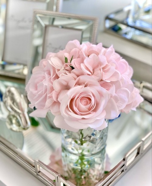 Парфюм букет Herringbone Flower Розы и гортензии HCF11