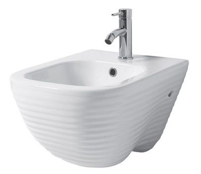 Disegno ceramica Loom, подвесное биде, c крепежом, 52,5x37 см, цвет черный глянцевый