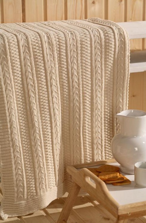 Плед Imperio 10 экрю