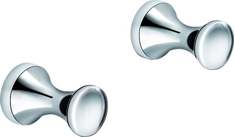 Gedy, набор из 2-х крючков, цвет хром