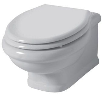 Disegno ceramica Paolina, подвесной унитаз, c крепежом, 54x39 см, цвет белый глянцевый