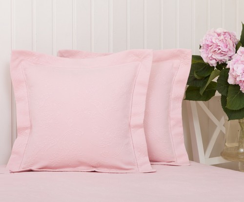 Наволочка декоративная Country клубничный крем