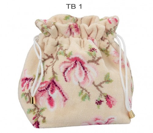 Шениловая косметичка мешочек Magnolia