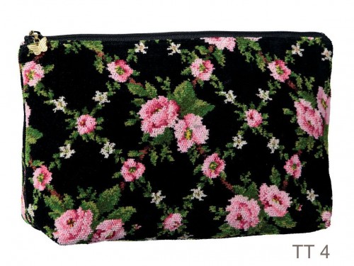 Шениловая косметичка Amelie schwarz