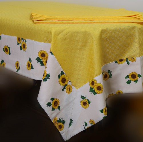Элитная скатерть и салфетки Girasoli