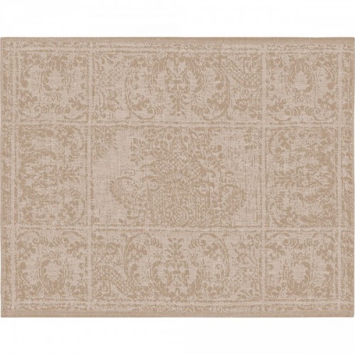 Салфетка под приборы лен Fresko бежево-розовая